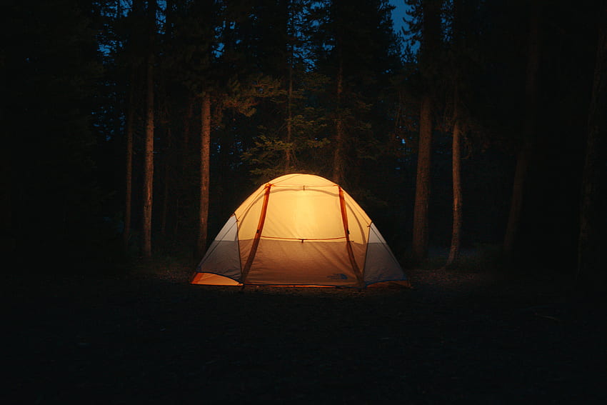 Notte, Buio, Varie, Varie, Foresta, Tenda, Campeggio, Camping Sfondo HD