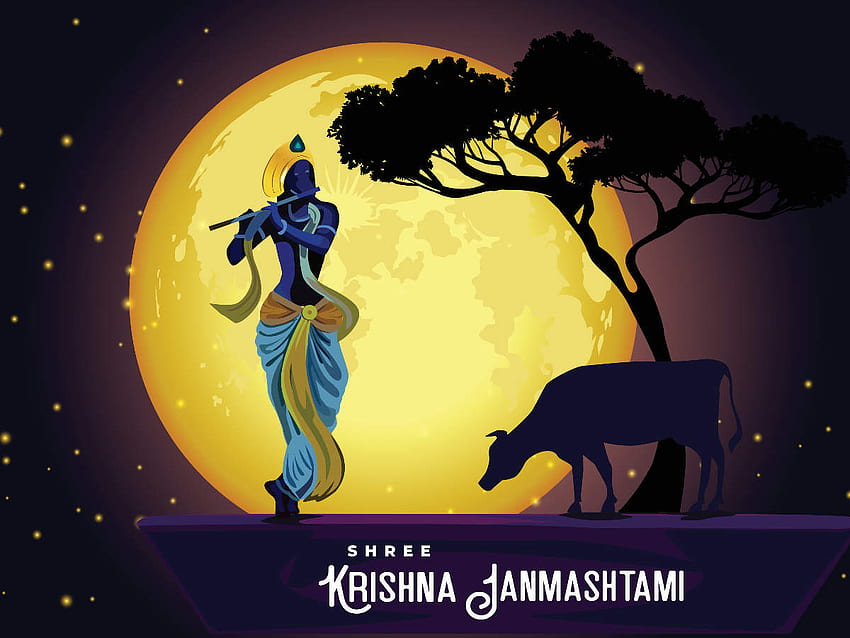 Happy Krishna Janmashtami 2021: , Cards, Quotes, Wishes, Messages, Greetings, , GIFs and, Cool Krishna HD wallpaper