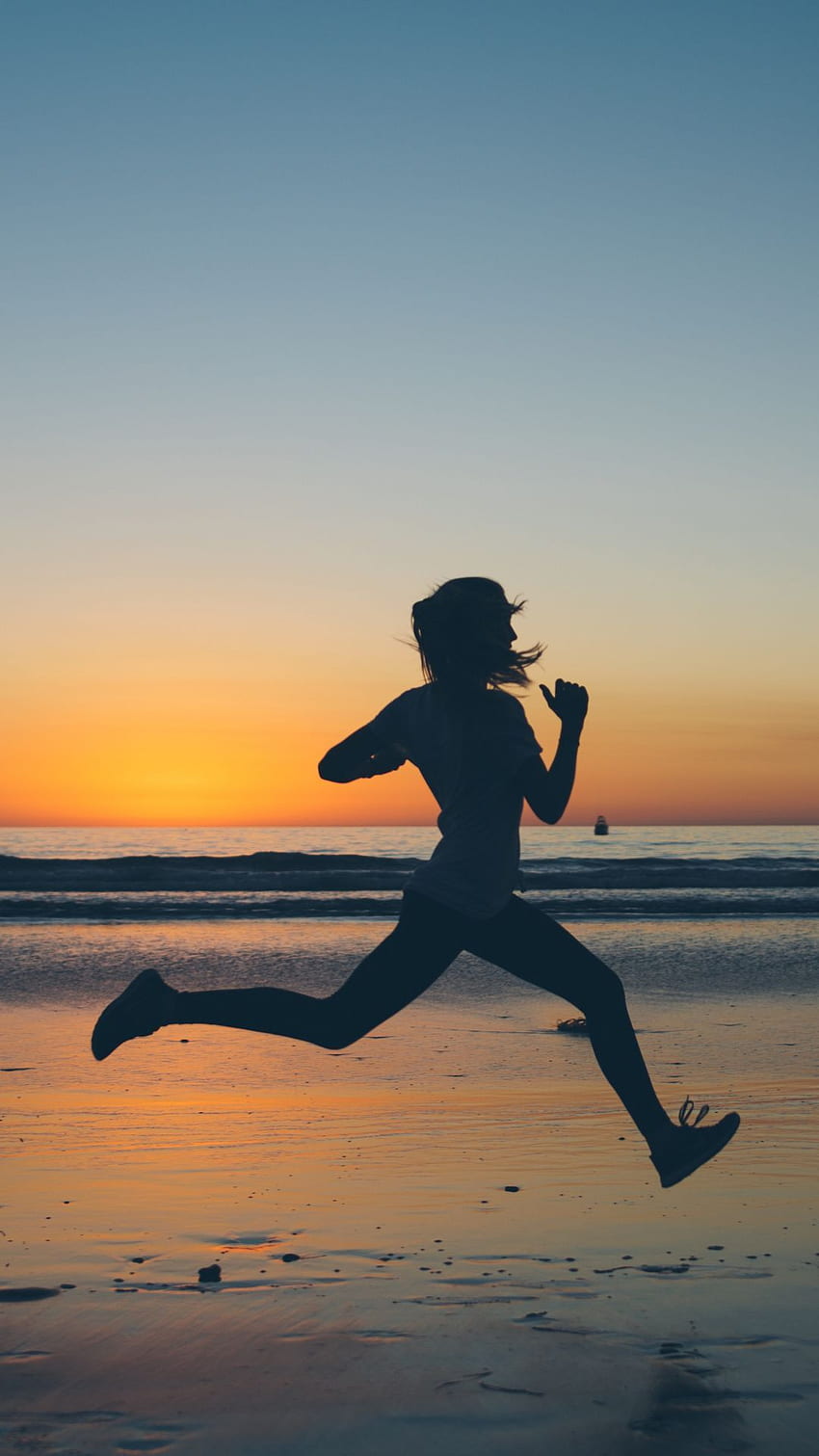 하늘, 운동, 조깅, 달리기, 2019년 건강 HD 전화 배경 화면