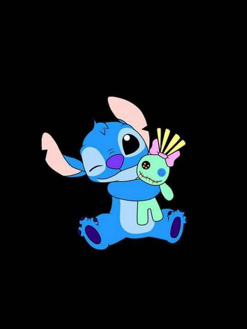 Stitch For Mobile Best Angel [] for your , Mobile & Tablet. Explore Super Cute For Mobile. Super Cute For Mobile, Stitch Black HD phone wallpaper