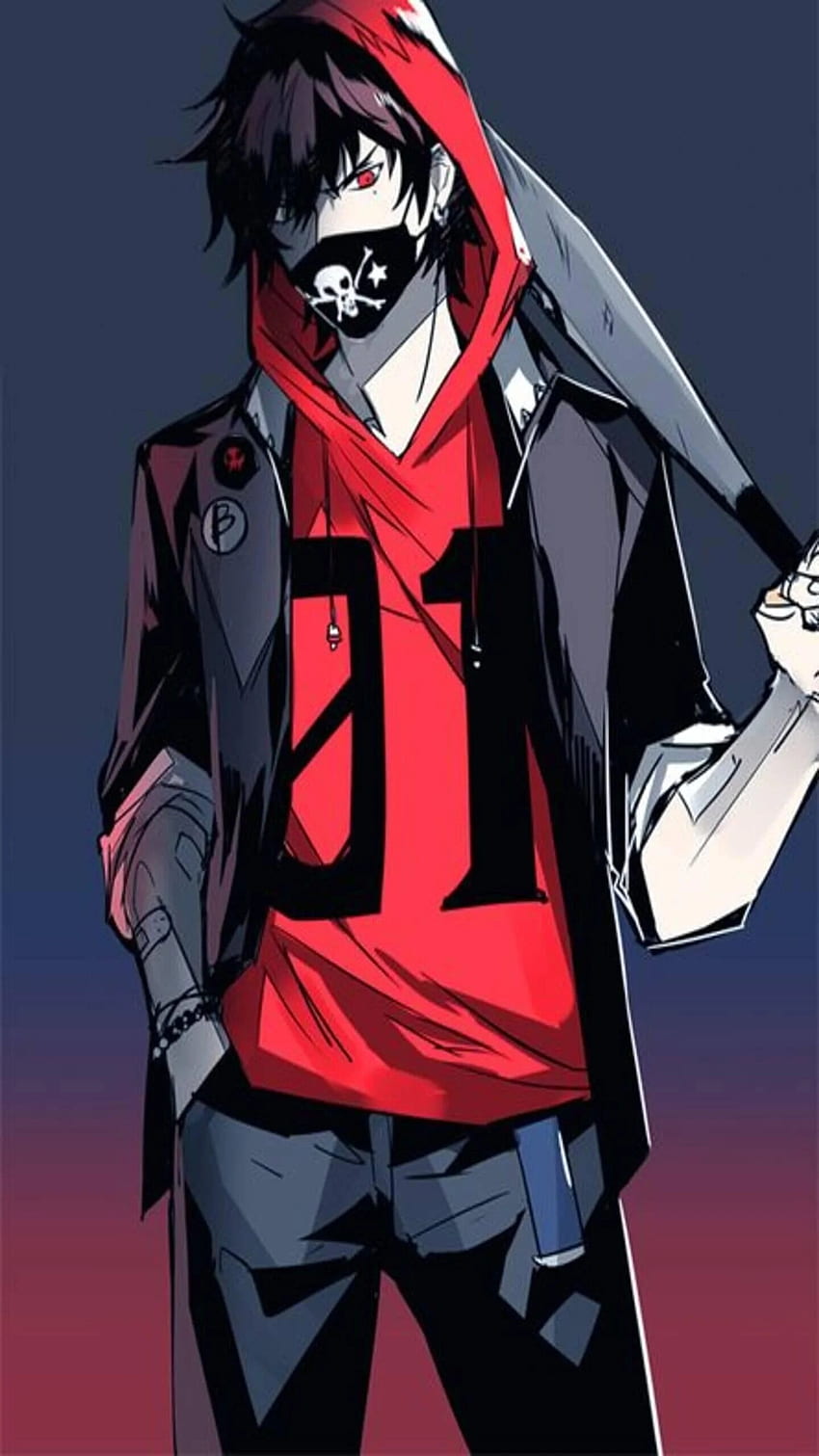 anime vest guy