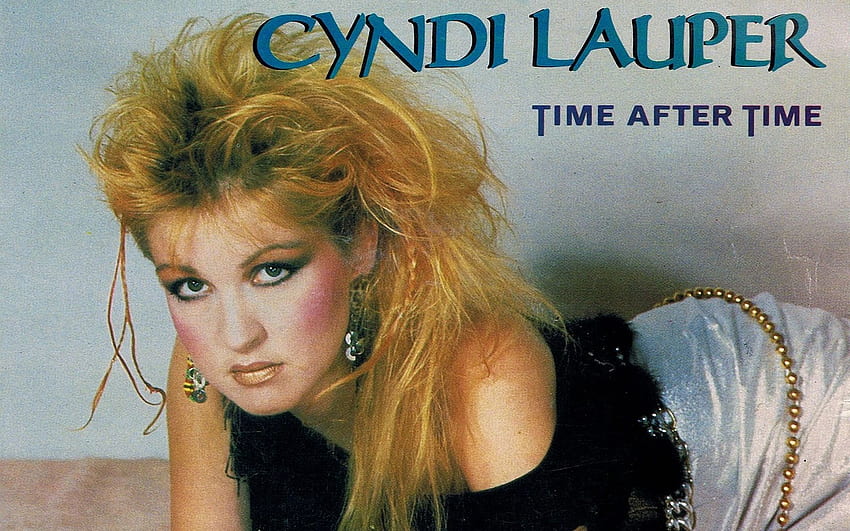 80s makeup, Cyndi lauper, 80s HD wallpaper