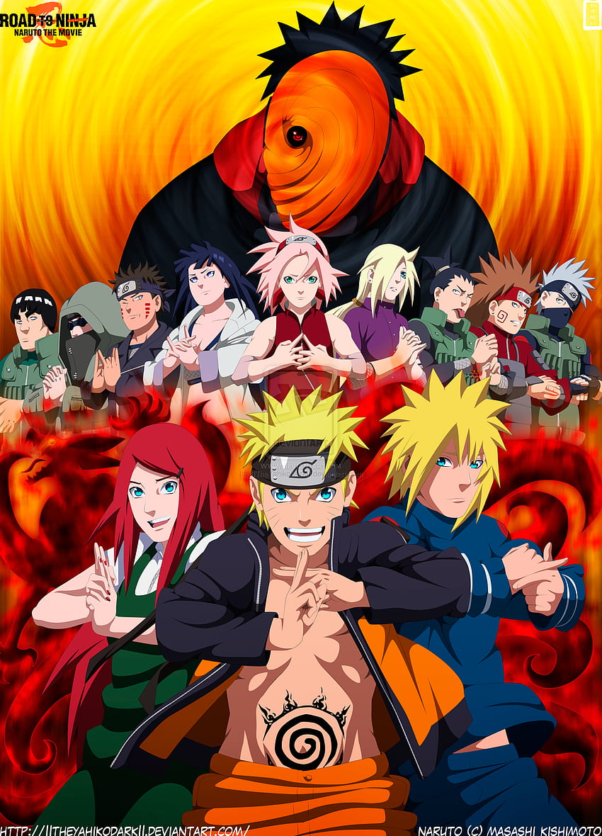 Naruto Shippuden Road to Ninja Карикатура за FB, Наруто Манга HD тапет за телефон
