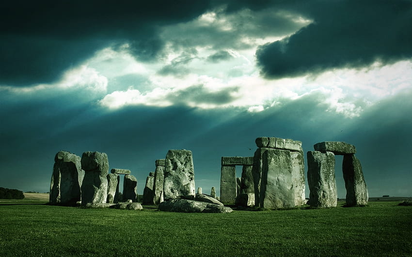 Landscape, Stonehenge HD wallpaper