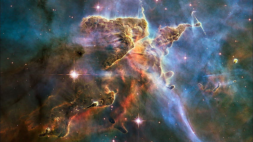Menakjubkan dan Penemuan dari Teleskop Hubble NASA, Dewa Kosmik Wallpaper HD