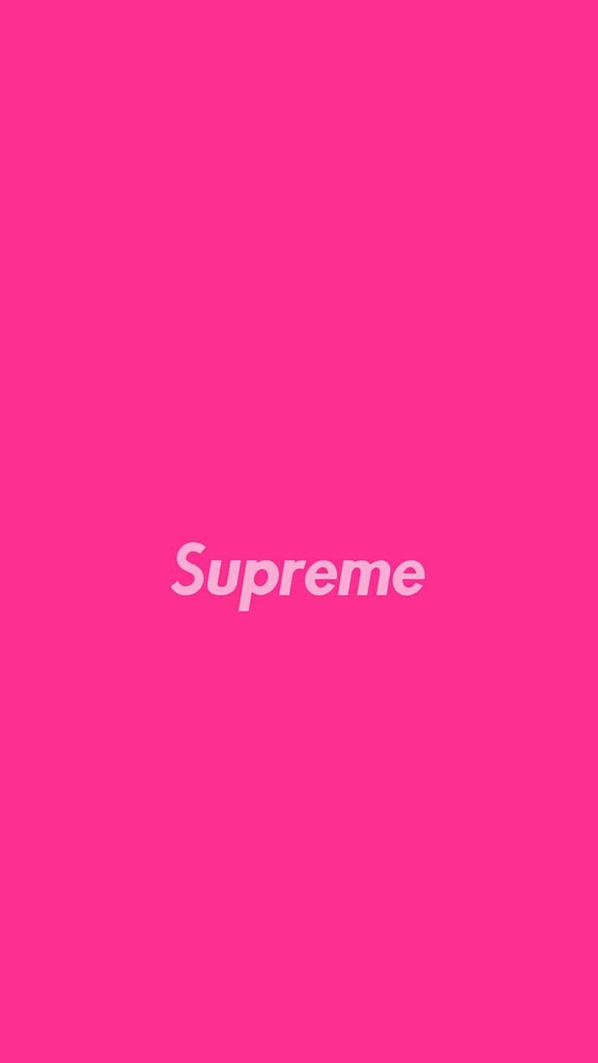 Supreme shared, Supreme Pink HD phone wallpaper | Pxfuel
