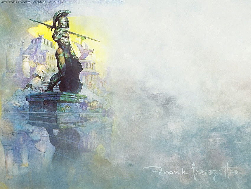 Fantasy : Frank Frazetta - Atlantis. Frank frazetta HD wallpaper