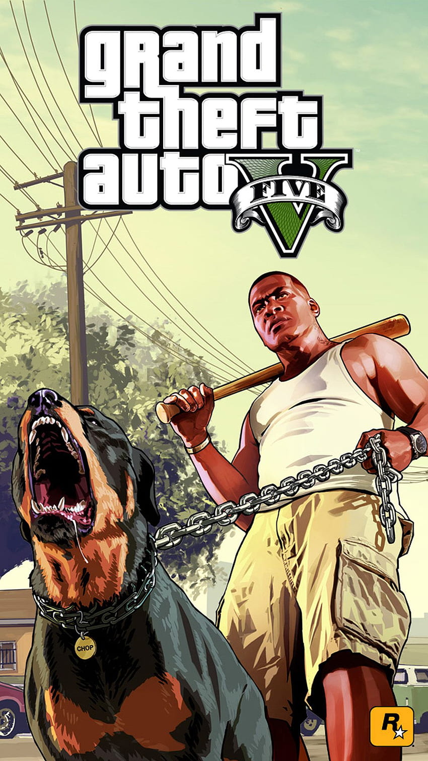 GTA 5 iPhone, Grand Theft Auto V Tapeta na telefon HD