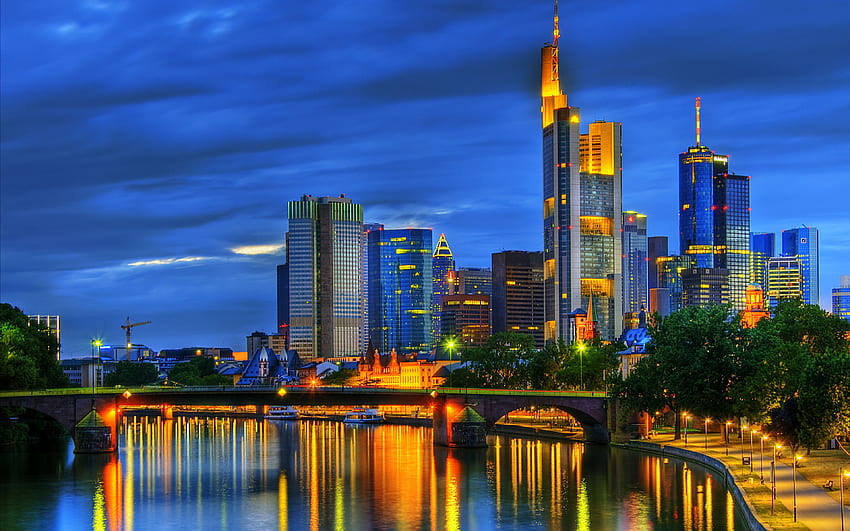 Frankfurt am Main, Germany HD wallpaper