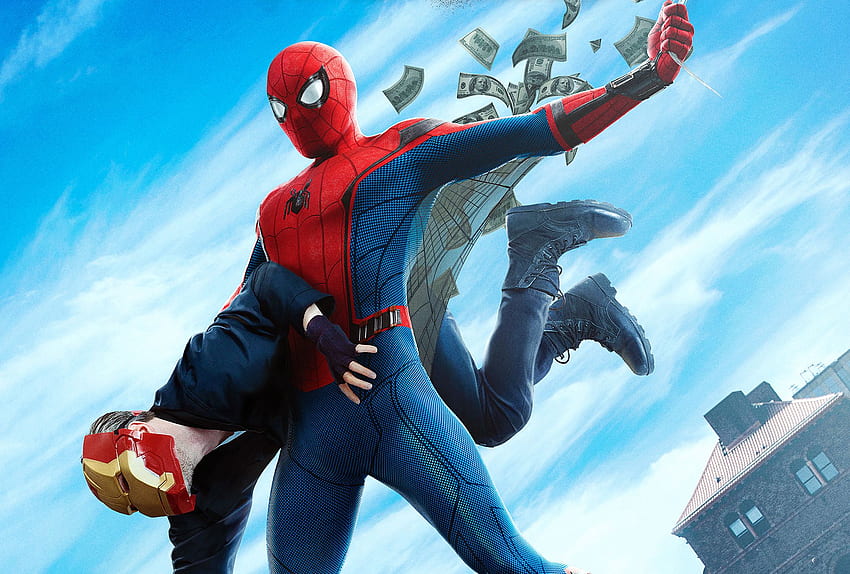 Spiderman Homecoming Final Poster Sony Xperia X, XZ, Z5, Spider-Man Homecoming 2017 Poster fondo de pantalla