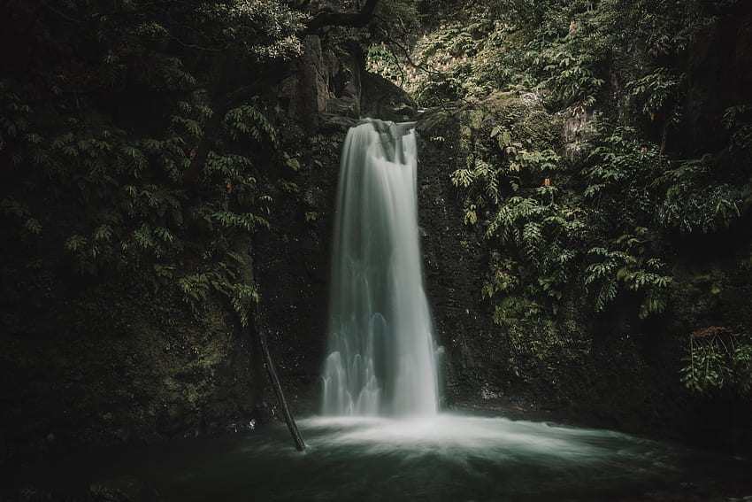 Natur, Wasser, Wasserfall, Pause, Abgrund, Strömung, Bach HD-Hintergrundbild