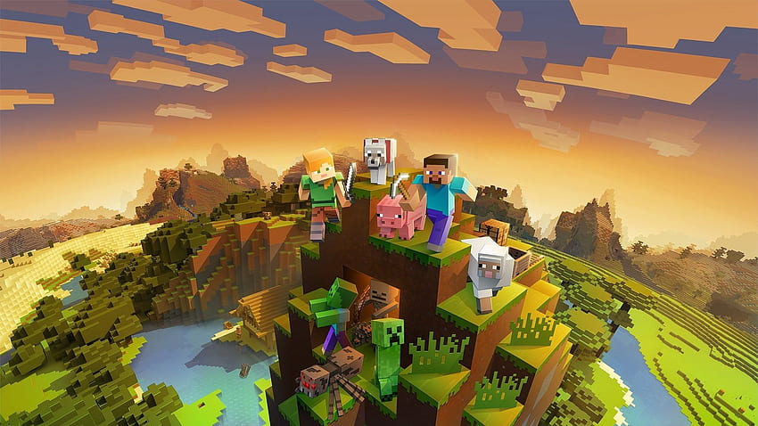 Minecraft, Fortnite ve Minecraft için Usta HD duvar kağıdı