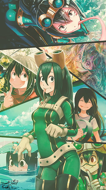 XXW Artwork My Hero Academia Asui Tsuyu Poster Frog Froppy My Hero ...