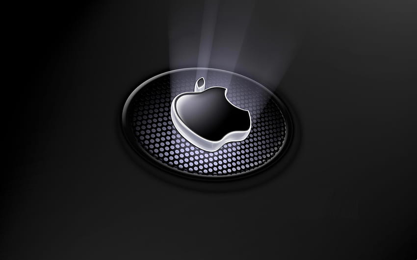 Logo Apple, Mac Apple, Logo Apple nero Sfondo HD