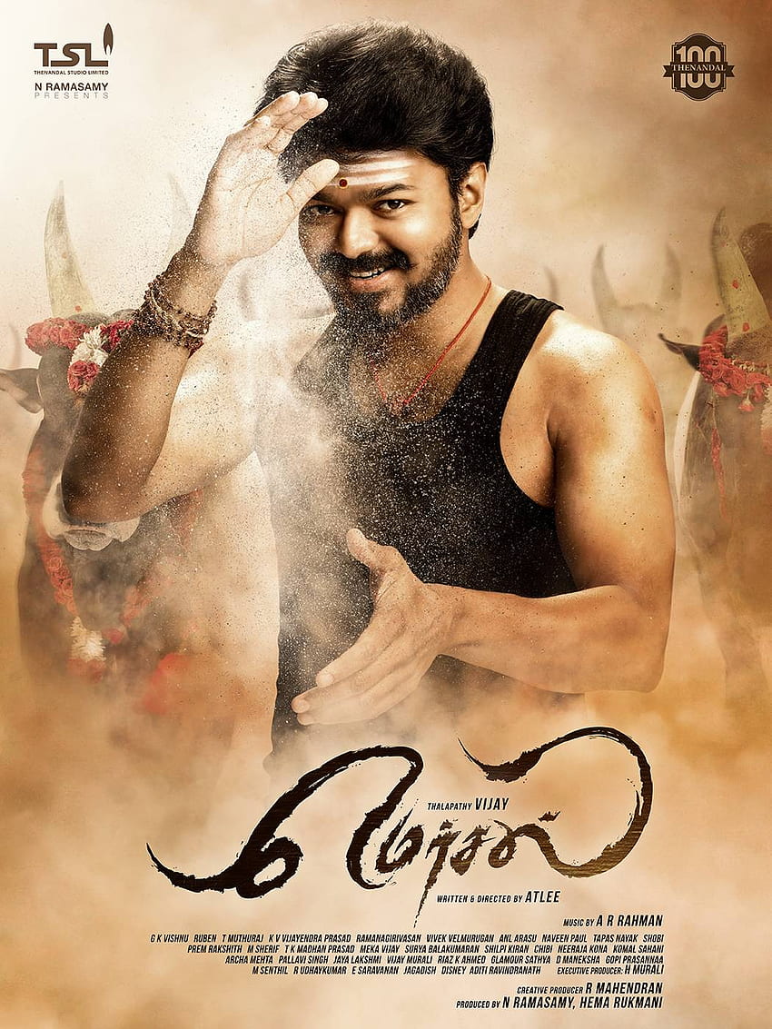 Mersal Movie Poster & First Look on Coming HD phone wallpaper | Pxfuel