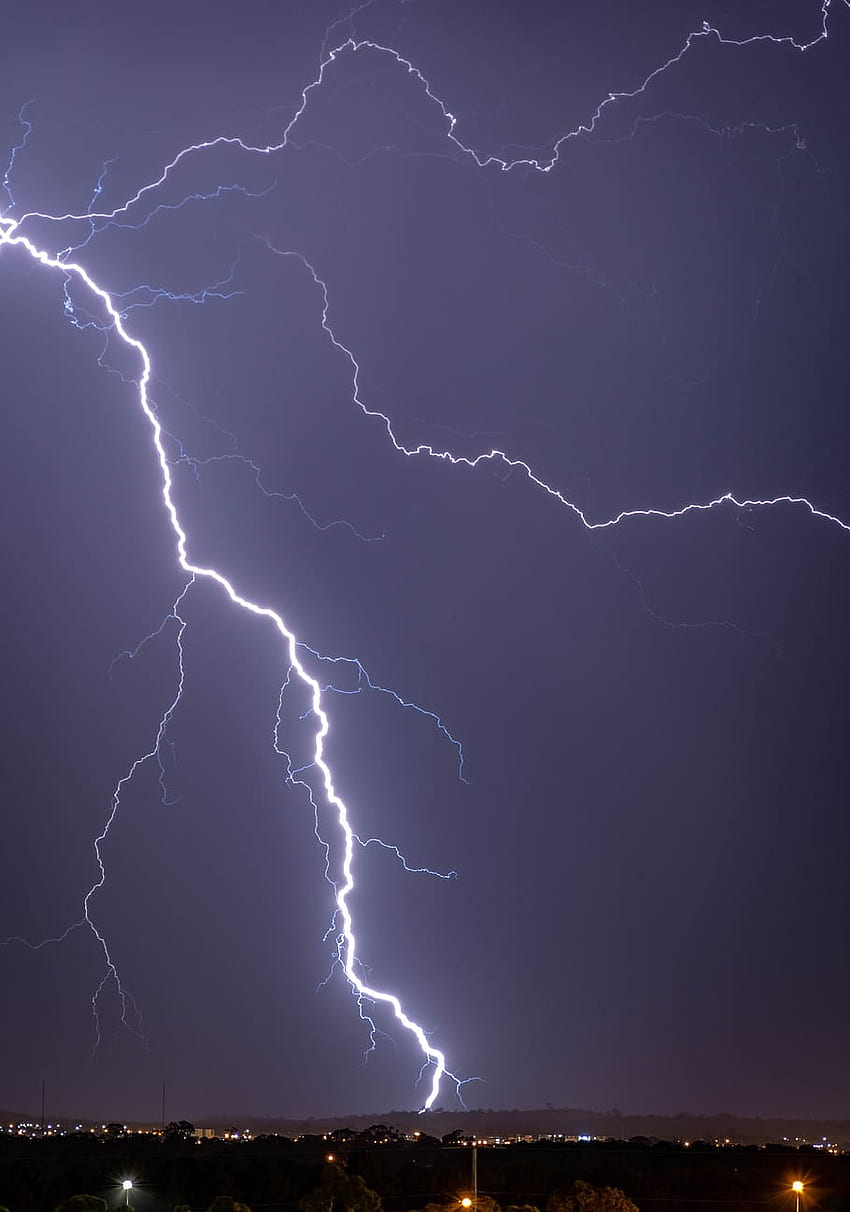Coup de foudre , , , . Flare, Cool Lightning Storm Fond d'écran de téléphone HD