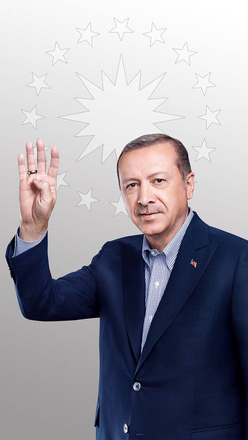 recep tayyip erdogan, Erdoğan Papel de parede de celular HD