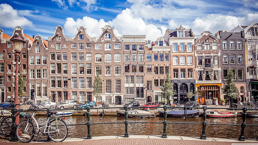Netherlands, Amsterdam City Architecture Ultra, Holland HD wallpaper