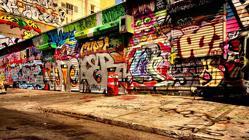Street Graffiti City Graffiti Japan Street Tokyo Urban HD wallpaper