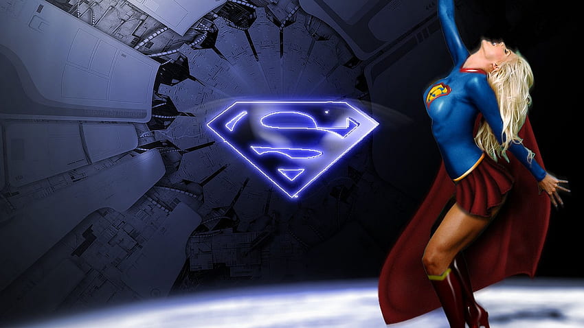 Supergirl z logo Supermana 2129 esque [] na telefon komórkowy i tablet. Przeglądaj Supergirl. Superwoman, Supergirl CBS, serial telewizyjny Supergirl, logo Super Girl Tapeta HD