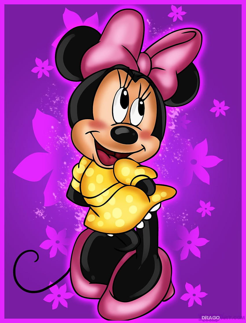 Minnie Mouse for iPad, Purple Minnie Mouse HD phone wallpaper