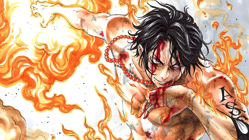 One Piece As du poing de feu Fond d'écran HD