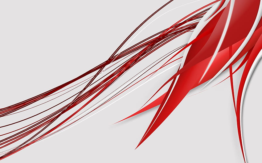 Red and White Designs, Cool Red and White HD wallpaper