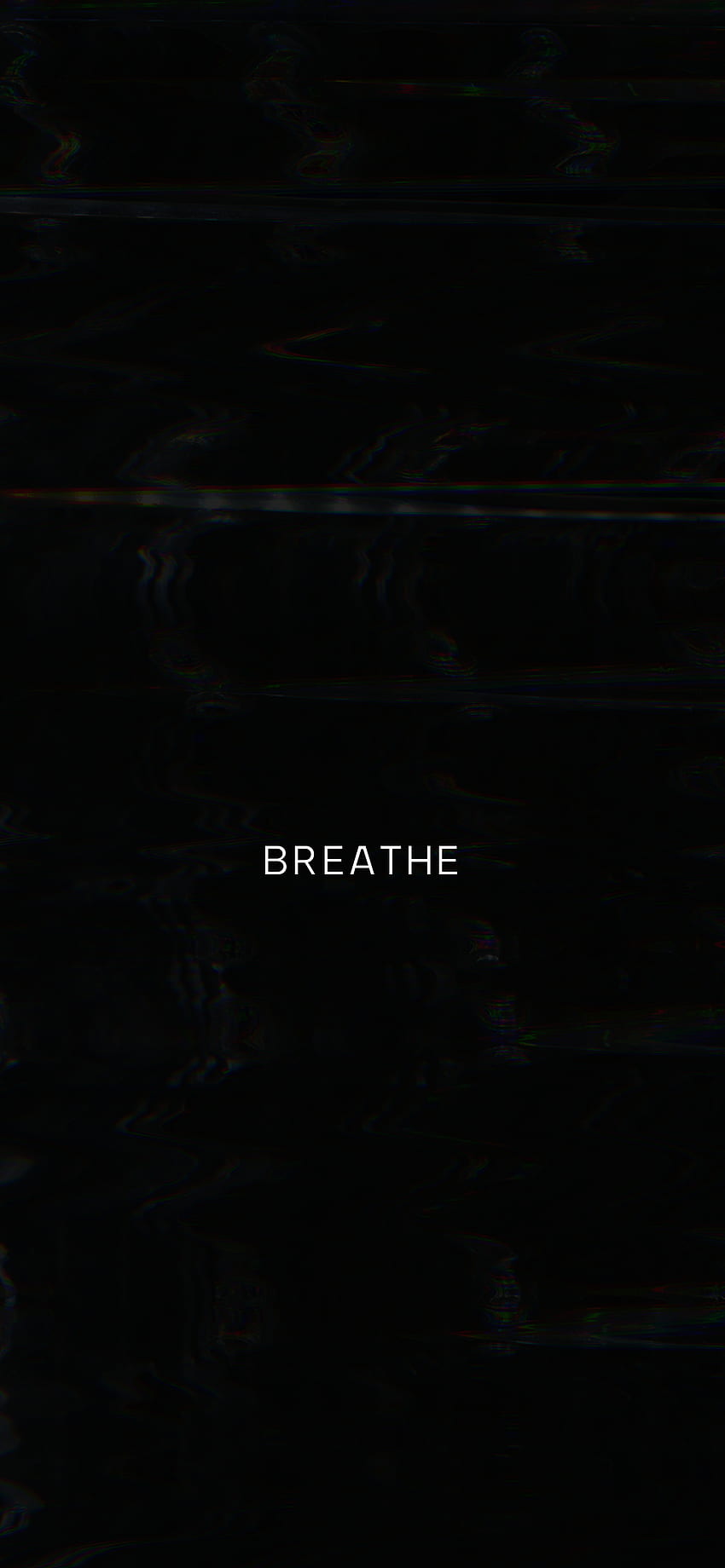 Atmen . Ästhetischer Hintergrund von Egirl, minimales Zitat für iPhone-Ästhetik, schwarze Ästhetik, Breathe Phone HD-Handy-Hintergrundbild