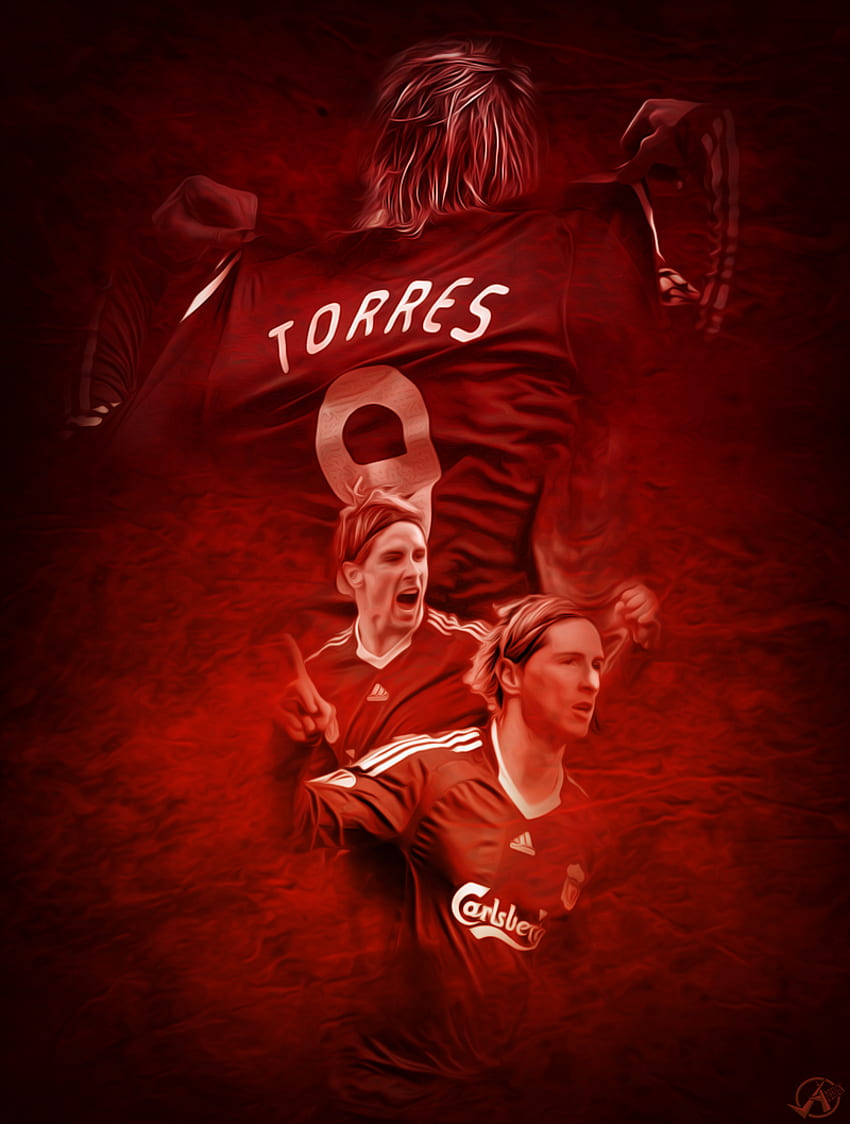 Disegni di calcio, Fernando Torres Liverpool Sfondo del telefono HD