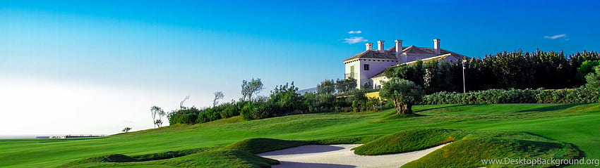 Golf Course Background, 3840X1080 Golf HD wallpaper