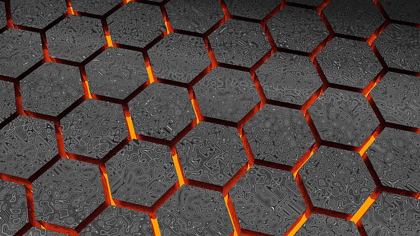 Pattern 3D hexagons on lava Ultra, 3840 X 2160 Lava HD wallpaper