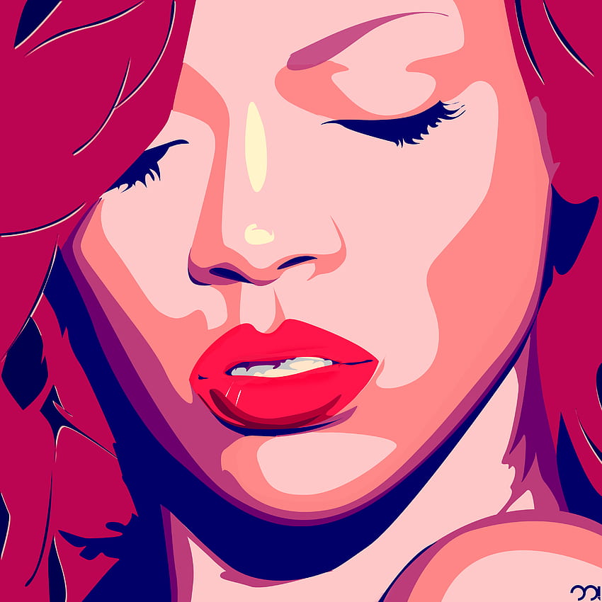Rihanna cartoon HD wallpapers | Pxfuel