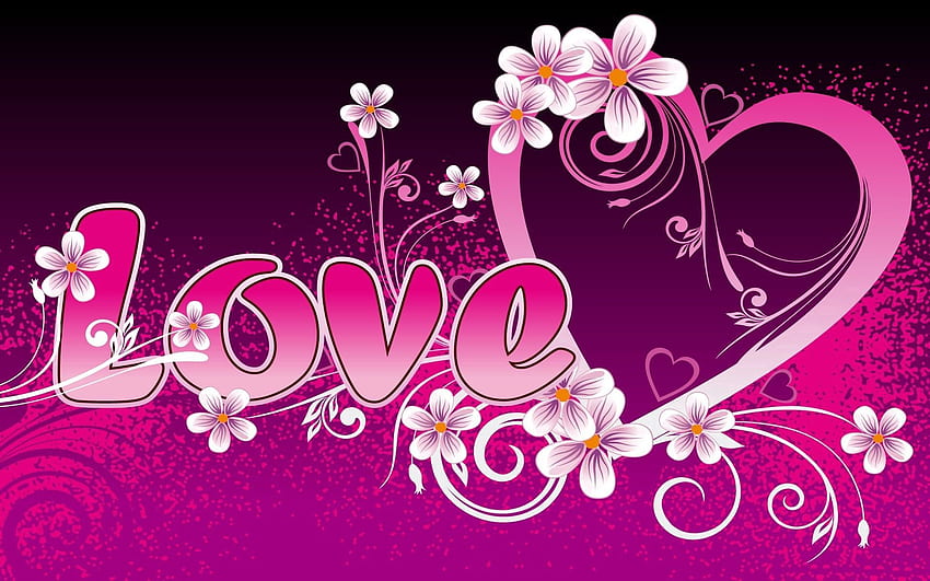 Pink, Cinta, Prasasti, Pengakuan Wallpaper HD