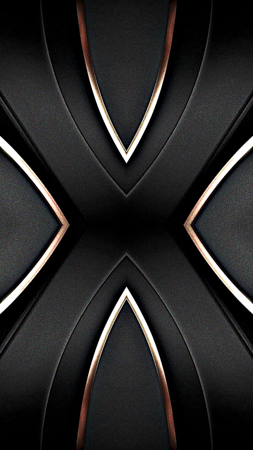 czarny x, złoty, nowy, amoled, nowoczesny, fajny, geometryczny, wzór, projekty Tapeta na telefon HD
