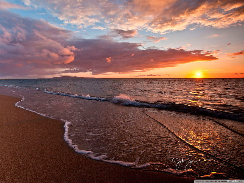 Beach - Sunset ❤ dla Ultra TV, Jamaica Sunset Tapeta HD