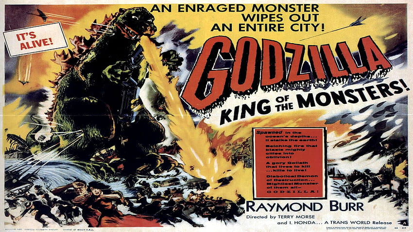 Classic Movie Poster, Classic Godzilla HD wallpaper