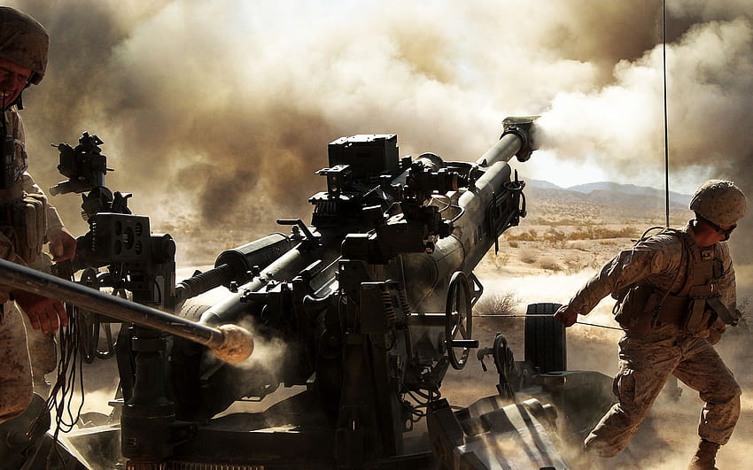 Explosión de mortero de cañón soldados militares soldado guerrero guerreros armas arma., Explosiones militares fondo de pantalla