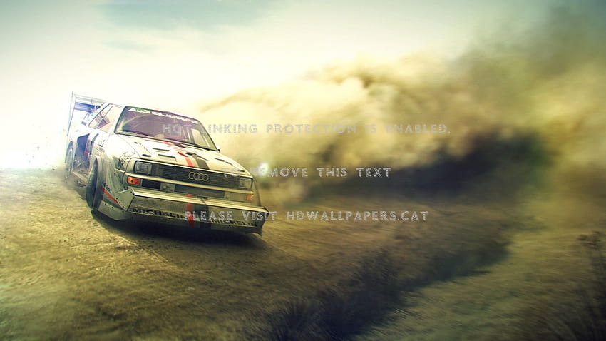dirt 3 audi quattro rally racing drift game, Audi Quattro Logo HD wallpaper