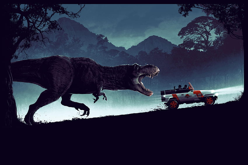 Jurassic Park, Park, trex, Movie, Jurassic HD wallpaper