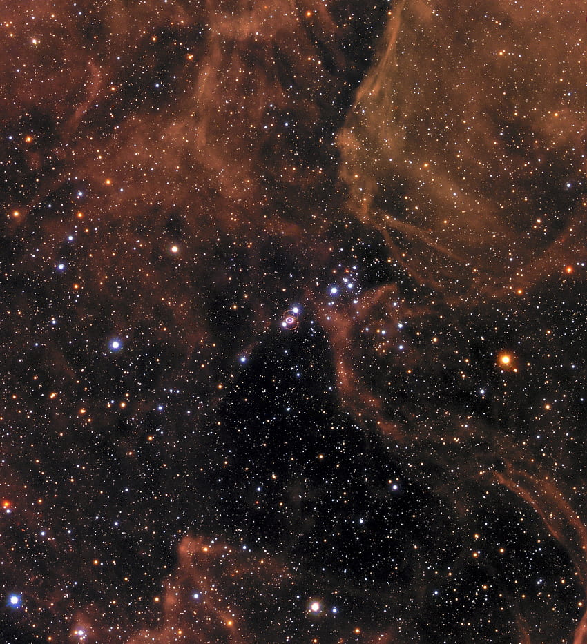 Universe, Starry Sky, Galaxy, Tarantula Nebula, Sn 1987A HD phone wallpaper
