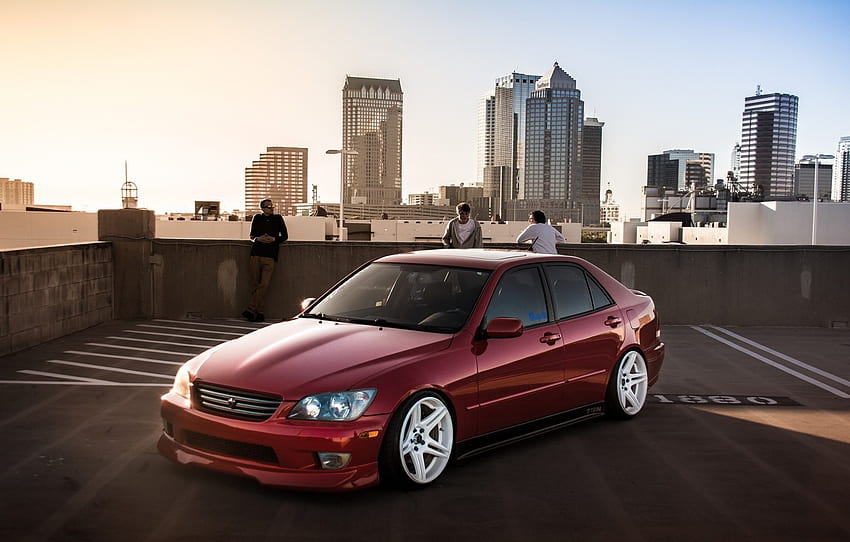 turbo, lexus, red, japan, toyota, jdm, tuning, low, height, is200, stance, is300, roof, rs200, XE10, as200 for , section toyota, Toyota Altezza HD wallpaper