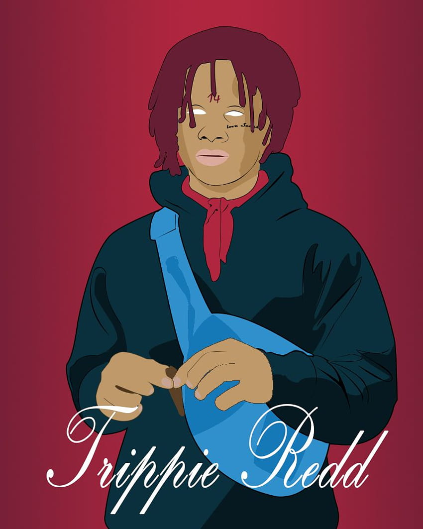 Trippie Redd FanArt, Trippie Red Cartoons HD phone wallpaper