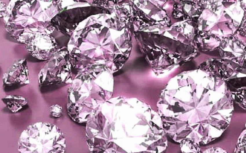 Diamonds, Pink Diamond HD wallpaper