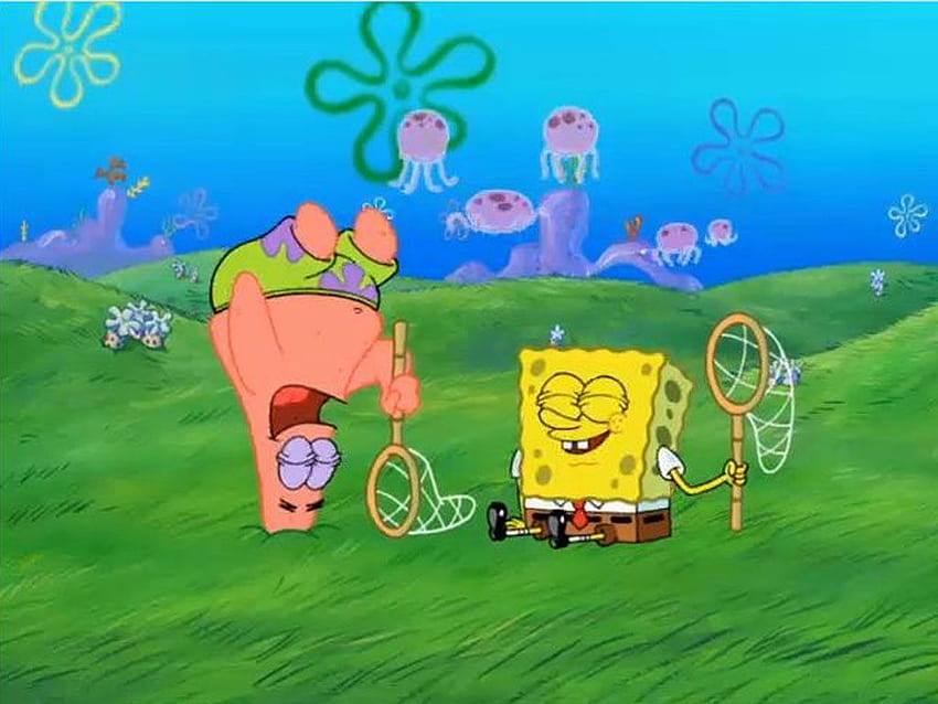 spongebob: Spongebob Jellyfish Fields HD wallpaper