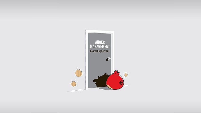 Angry Birds Anger Management PC i Mac, doradztwo Tapeta HD