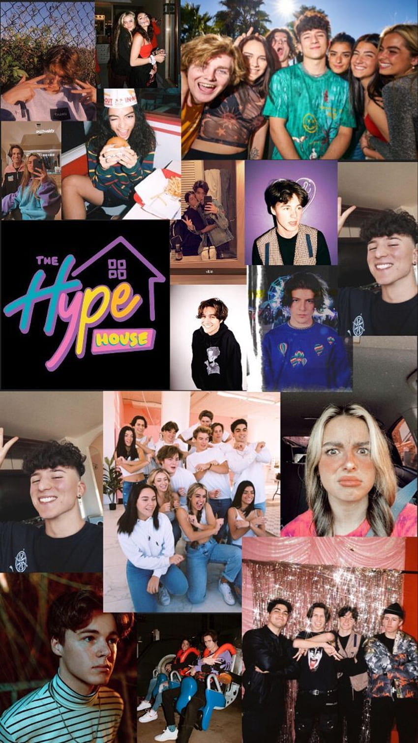 Hype House w 2020. Plany finansowania, passos de dança, seriale i filmy, The Hype House Tapeta na telefon HD