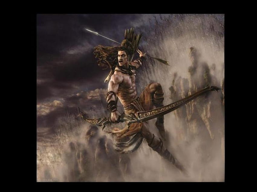 Shri Ram, dio, signore, arciere, ariete, epico, indiano, avventura, azione, battaglia, Ramayan, arrabbiato Sfondo HD