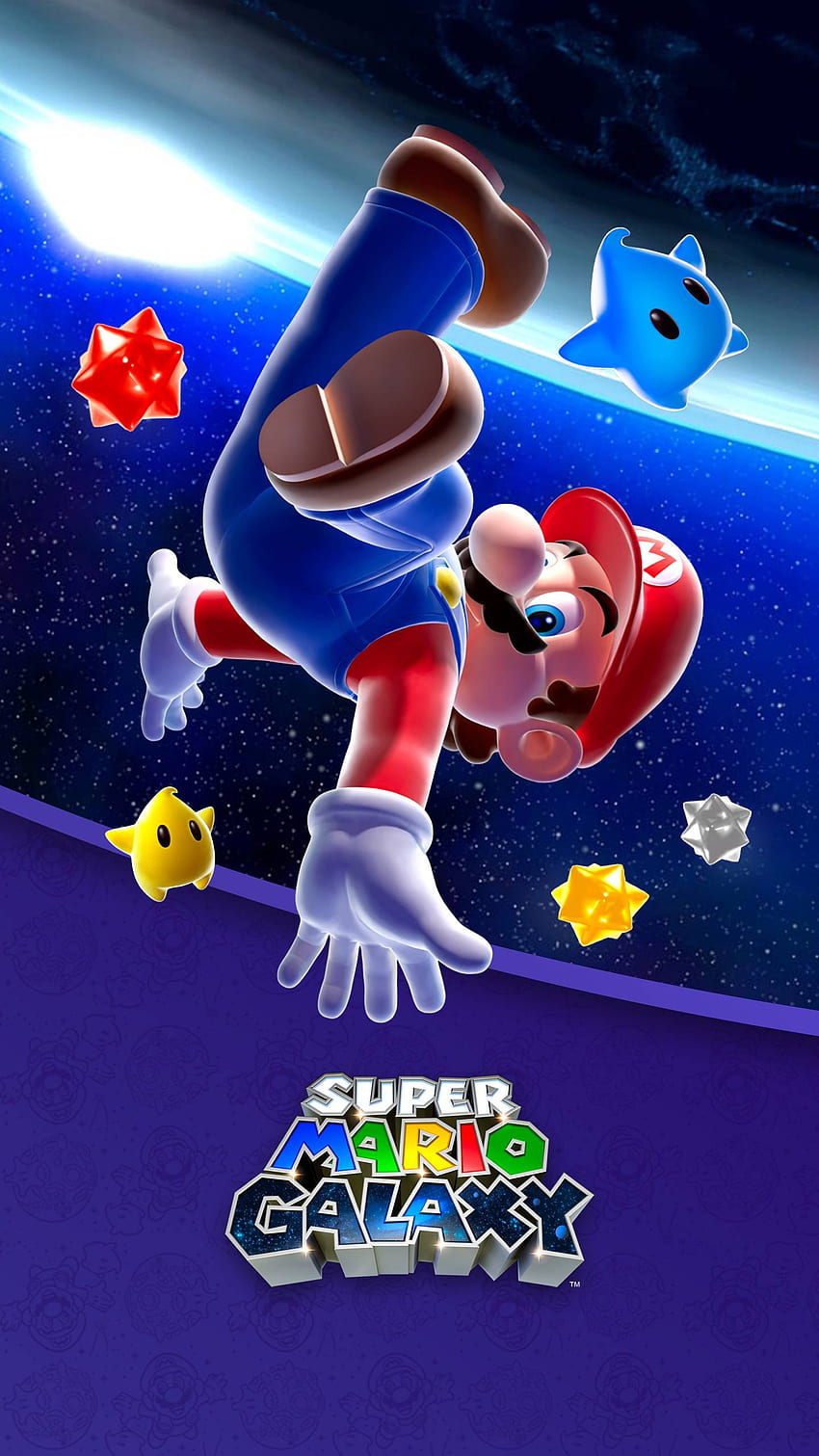 Super Mario 3D Todas las estrellas Super Mario fondo de pantalla del teléfono