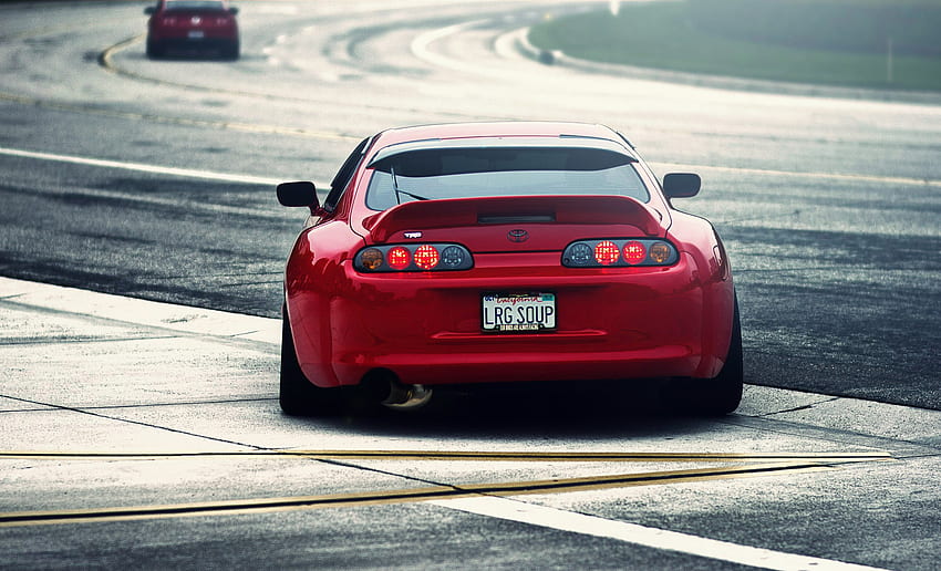 Cars Jdm Japanese Domestic Market Red Stance Toyota Supra Trd Background Pics HD wallpaper