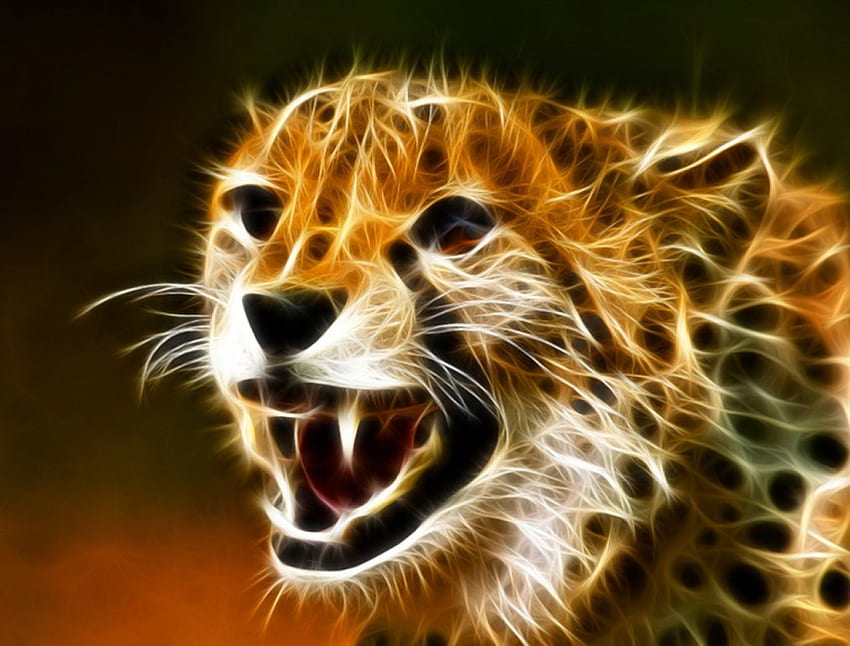 Gepard, zwierzęcy, fajny, dziki Tapeta HD
